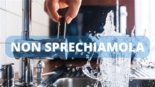 Limitazioni per l'utilizzo dell'acqua potabile